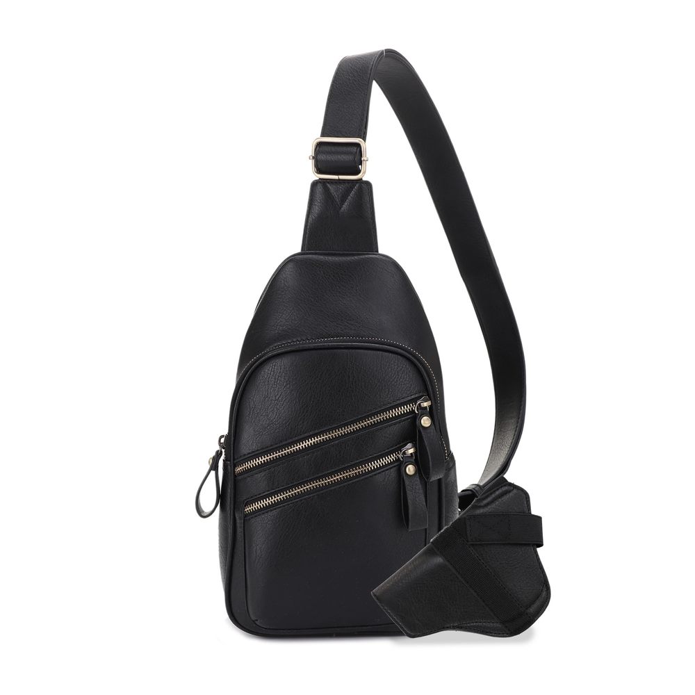 Jeannie Unisex Multi-Pocket Concealed Carry Sling Bag Crossbody Backpack👌